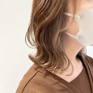 ミディアム カラー 髪質改善🩵/ YUMEのヘアスタイル