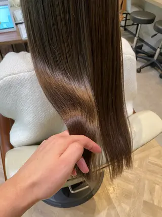 ロング カラー 新宿 / Aujua ｿﾑﾘｴ🫧森田涼介のヘアスタイル