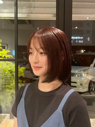 ミディアム カラー Fleur  ✴︎ 西 優希のヘアスタイル