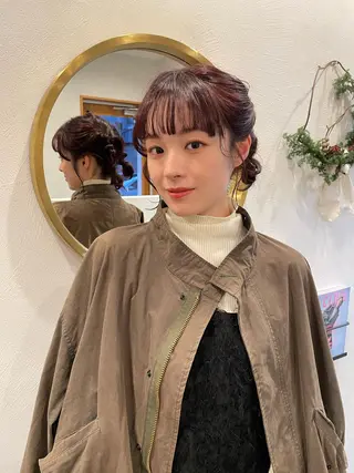 ミディアム Lita. hairdesign所属・kako ／透明感カラー🤍のヘアスタイル