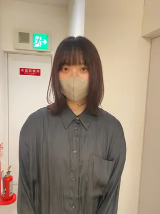 ミディアム ♡ハッシュカット/ レイヤー/yucoのヘアスタイル