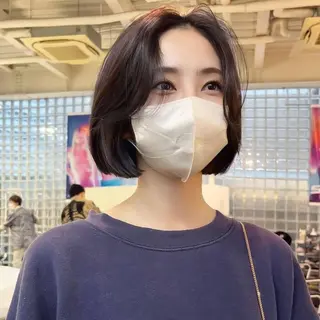 ミディアム ブリーチなし/透明感 /ショート/大世のヘアスタイル