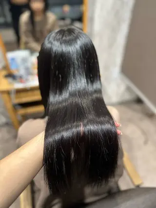 ロング 濱本 樹蘭のヘアスタイル