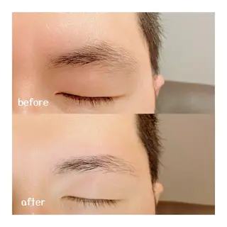 メンズ アイブロウ Be me♥ 亀貝景子のマツエク・マツパデザイン