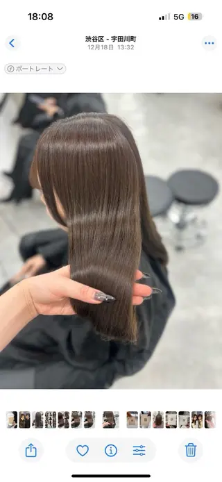 ロング カラー 上品モテヘア🩶 karen🩶のヘアスタイル