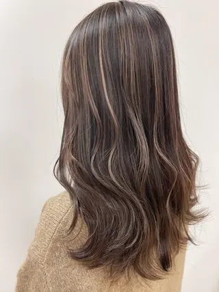 ロング カラー 🍀自然＆長持ち♪ 縮毛矯正の匠✨️のヘアスタイル