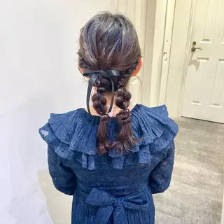 ヘアアレンジ ハイトーンカラー/ 長さだし🐇きょうかのヘアスタイル