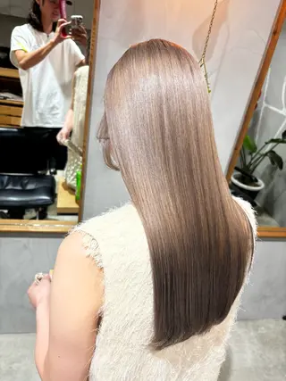 ロング hoNua. 栄/透明感カラーのヘアスタイル