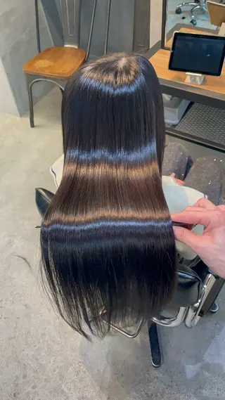 ロング 高山🐬髪質改善 池袋で縮毛矯正のヘアスタイル