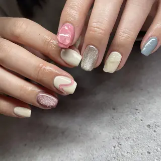 ネイル p.o.n. nuance/個性的のネイルデザイン