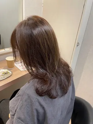 ミディアム カラー ANDIAMO SAKAE  楓のヘアスタイル