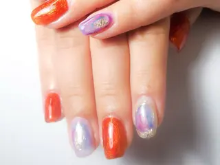 ミディアム サロン リムネイルのネイルデザイン