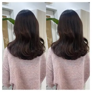 ミディアム カラー 村山 茉衣のヘアスタイル