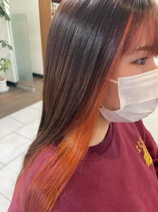 ロング カラー 藤岡 紗良のマツエク・マツパデザイン