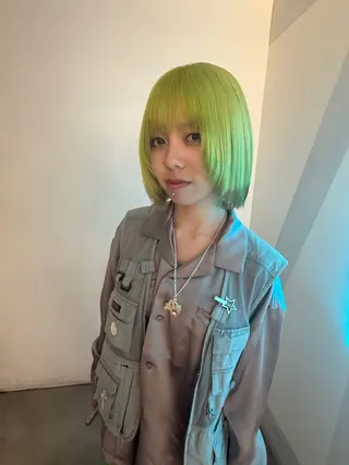 ロング カラー ハイトーン/デザイン 🪐·˚⌖MIHOのヘアスタイル