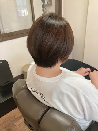 ショート JIU所属・池岡 洋子のヘアスタイル