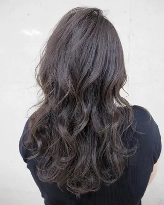 ミディアム カラー 菅村 勇亮のヘアスタイル