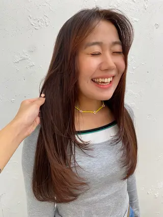 ロング ROMMY所属・似合わせヘア 💇🏻‍♀/マリアのヘアスタイル