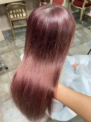 ロング ハイトーンボブ Mizuki.のヘアスタイル