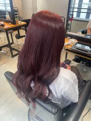 カラー HAYATA/透明感 /派手髪/ケアブリのヘアスタイル