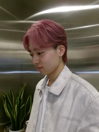 ショート ARISA︎ ハイトーン/メンズCのヘアスタイル