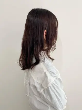 セミロング 川野 彩海のヘアスタイル