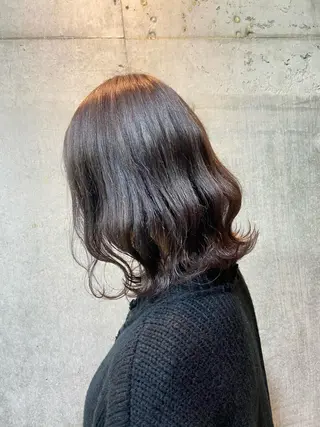 ミディアム カラー 暗髪/艶髪/Ono .のヘアスタイル