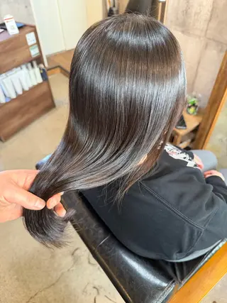 ロング LAND所属・美髪・メンズ特化 フリーランスのヘアスタイル