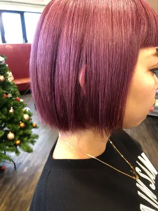 ショート カラー 西本 夏美のヘアスタイル