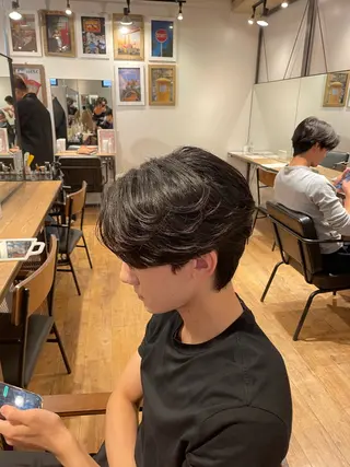 ミディアム Ww..メンズサロン by fifth 大阪梅田茶屋町店所属・メンズパーマ/茶屋町 /瀧内のヘアスタイル