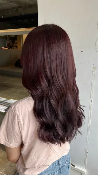 カラー 夏見 柚羽のヘアスタイル