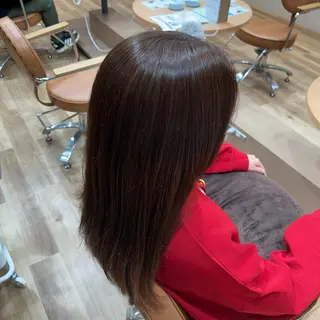 ロング カラー 小西 七菜子のヘアスタイル
