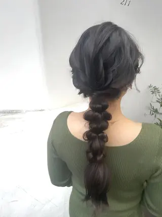 ヘアアレンジ celeste所属・KAI RIKAのヘアスタイル