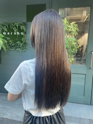 ロング カラー 石川 聖奈のヘアスタイル
