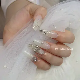 ネイル HANA 長さだしのネイルデザイン