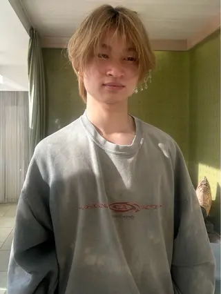 ショート カラー 似合わせパーマ/ メンズパーマ/しゅうのヘアスタイル