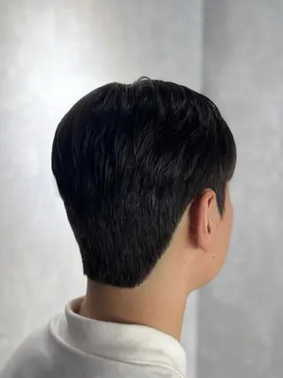 ショート パーマ メンズ 韓国メンズヘア/ ダウンパーマ/歩夢のヘアスタイル