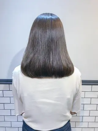 ロング パーマ 🫧艶髪/透明感色 🫧河原町💛MOEのヘアスタイル