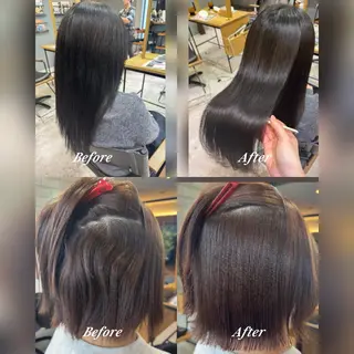 カラー/ 髪質改善/新吾ありさのヘアスタイル