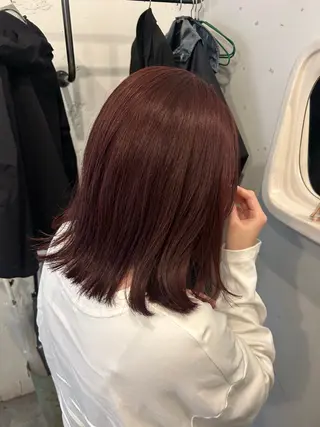 ミディアム カラー UNU【ユヌ】所属・＊UNU＊ RICOのヘアスタイル