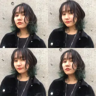 ミディアム カラー nambu-GARDEN所属・上田 昂雅のヘアスタイル