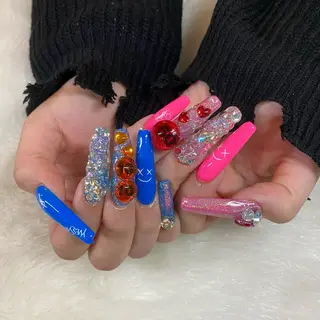 ネイル Amber21.所属・Nagahama Akariのネイルデザイン