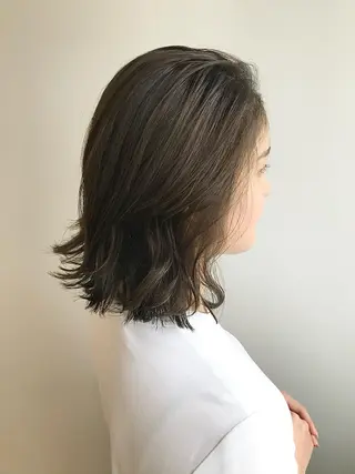 カラー nono/パーマ /顔まわりカット🐈のヘアスタイル