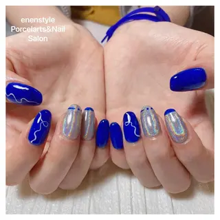 ミディアム ネイル 👑enen style👑のネイルデザイン