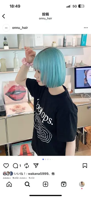 カラー Ravo所属・キラ/ハイトーン/ 天神美容室のヘアスタイル