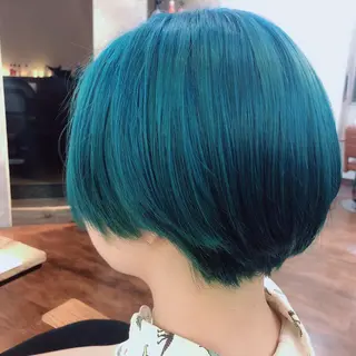 ショート カラー 💇🏼ショートヘア お任せ💁🏻‍♂️のヘアスタイル