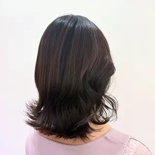 ミディアム ヘアアレンジ 山口 來桃のヘアスタイル