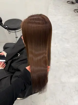 カラー 透ける透明感カラー 🤍anju🎀のヘアスタイル