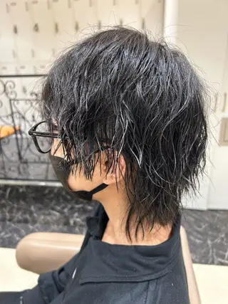 ミディアム パーマ 失敗しないパーマ 赤塚雄輝のヘアスタイル