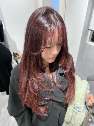 ロング カラー TOMONA👑 GiseL梅田店のヘアスタイル